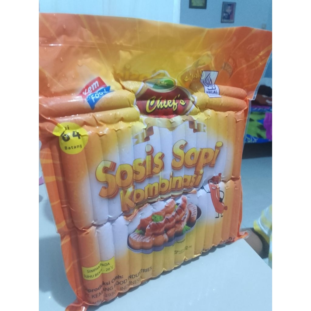 

SOSIS SAPI DARI KEN FOOD ISI 64 BATANG PAKET 1 PAK EXP 2026