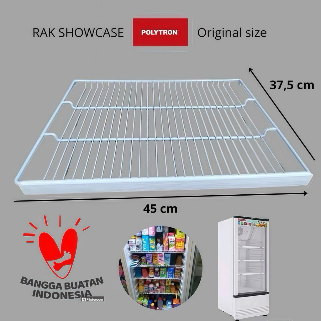 rak showcase polytron ambalan showcase polytron