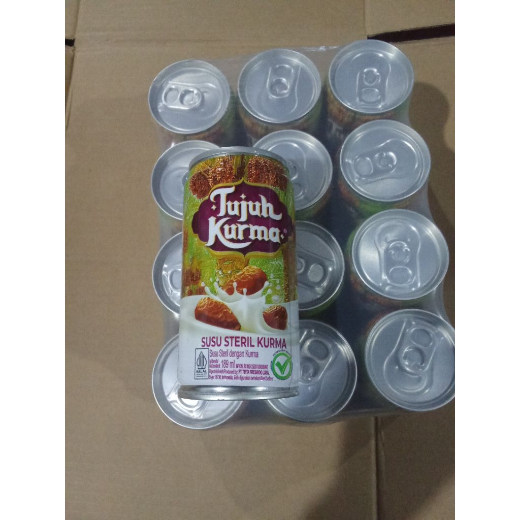 

susu steril tujuh kurma minuman sehat kemasan kalen 1pk isi 12pcs