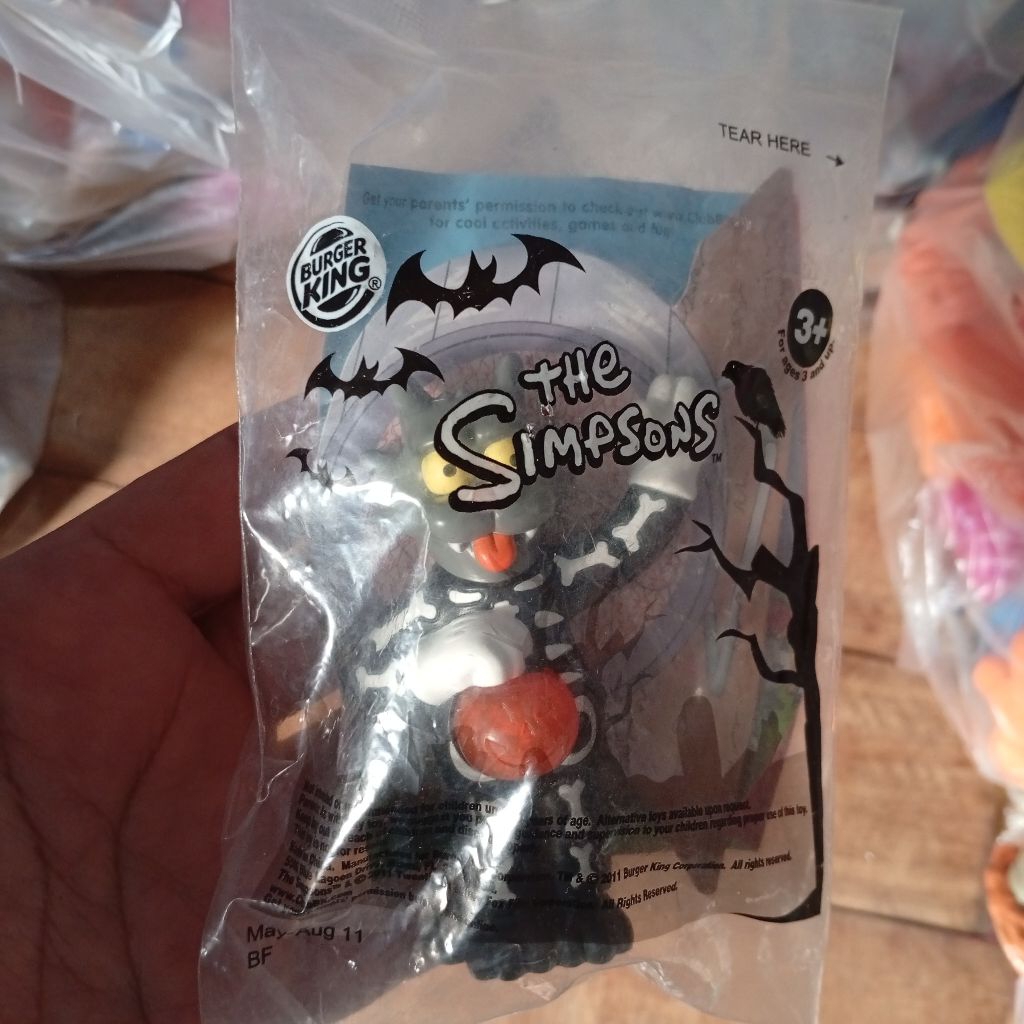 burger King toys the Simpsons cat Halloween
