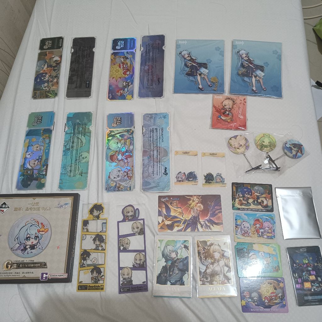 Merchandise Hoyofest 2025 Genshin Impact (GI), Honkai Star Rail (HSR), Honkai Impact 3rd (HI3rd), Ze