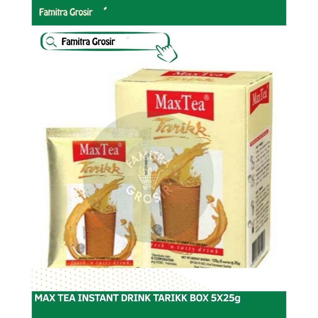 

MAX TEA INSTANT DRINK TARIKK BOX 5X25g