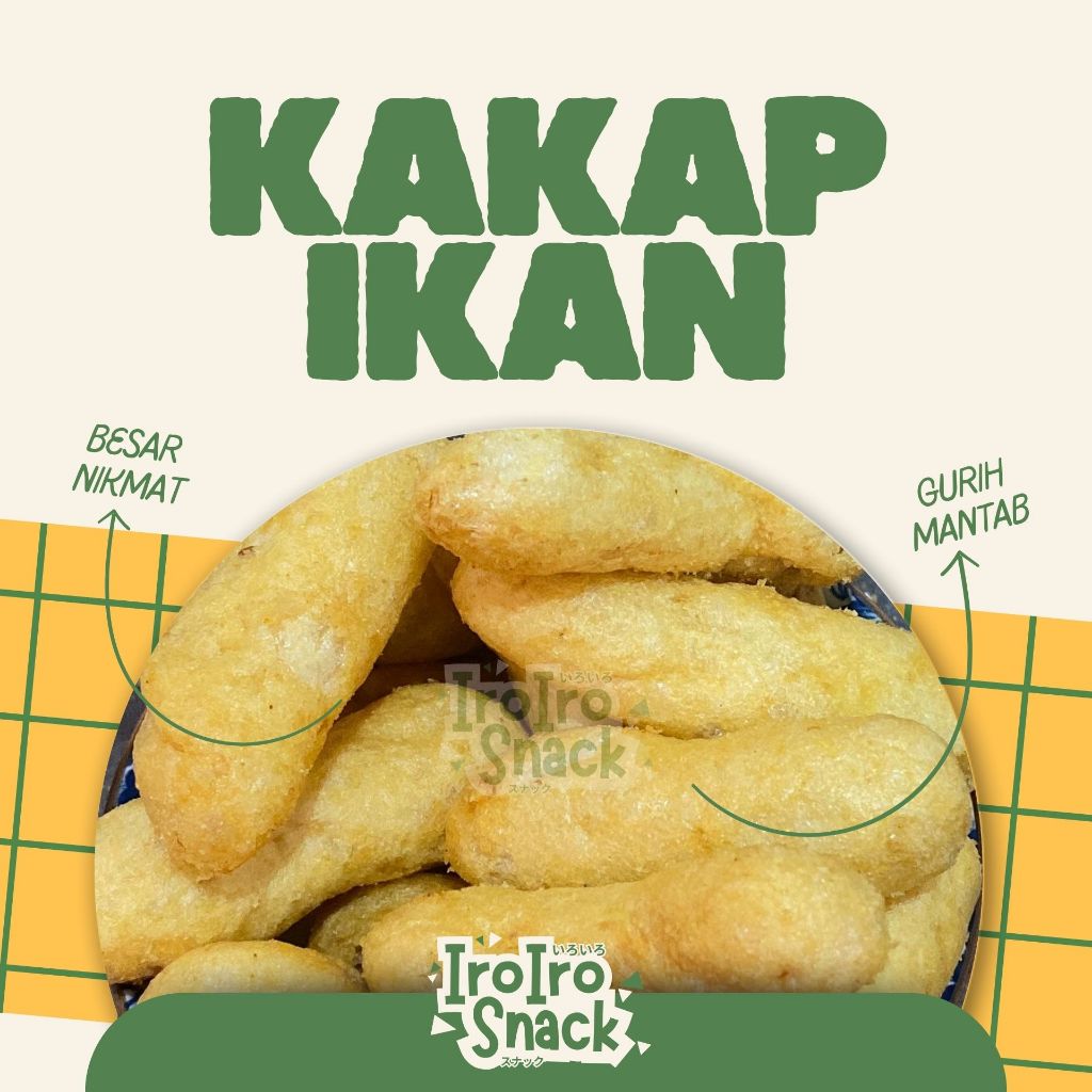 

KAKAP IKAN PREMIUM 200gr / KERUPUK KAKAP / SNACK KILOAN MURAH