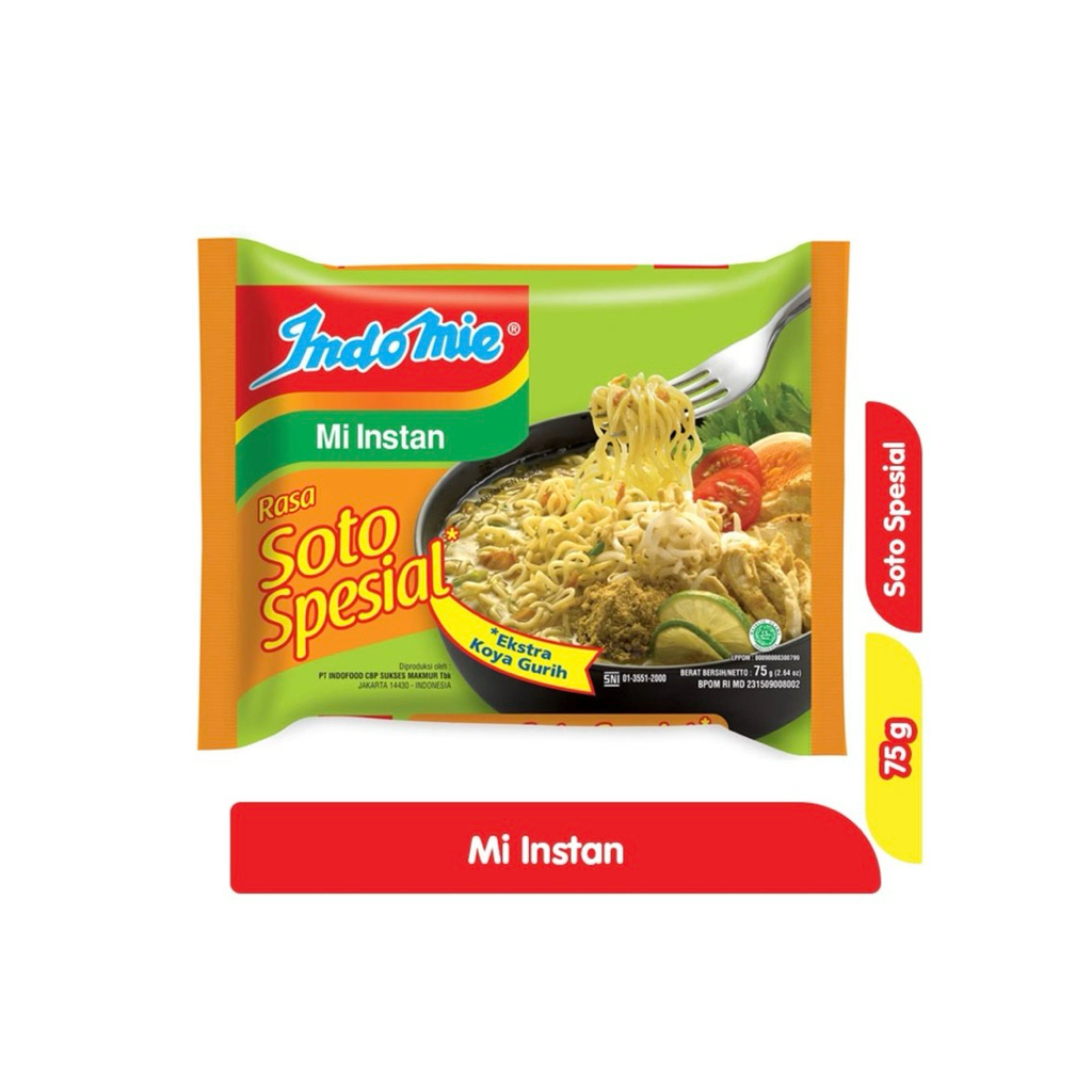 

INDOMIE KUAH INSTAN SOTO SPESIAL 75 gram