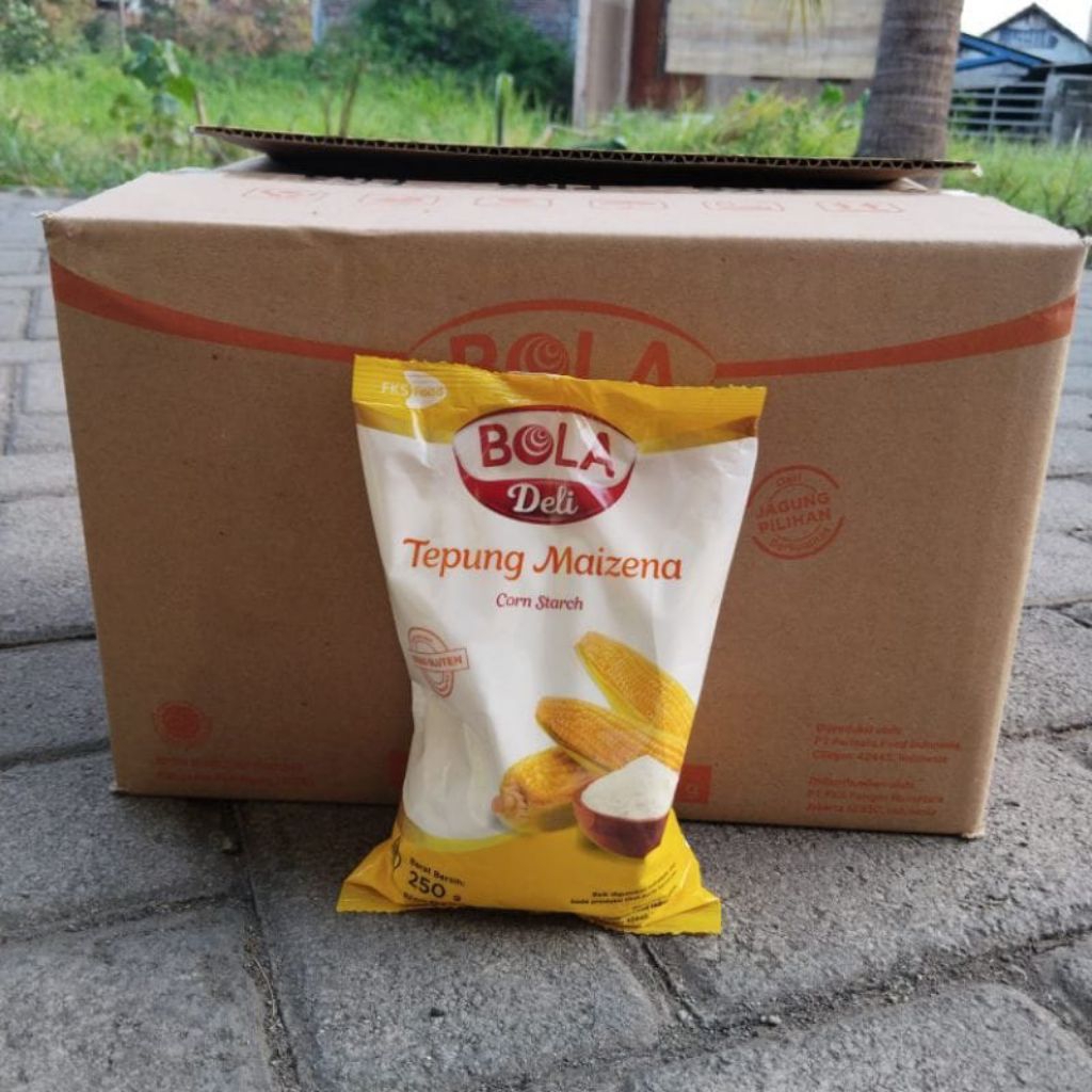 

TEPUNG MAIZENA BOLA DELI 250GR X 24 PCS 1 DUS