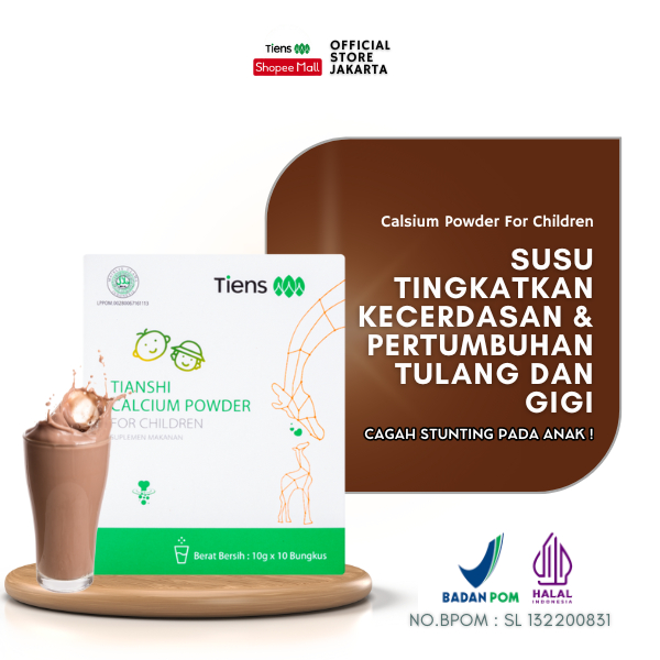 TIENS NUTRIENT CALSIUM CHILDREN - Susu Peninggi Badan Anak 2-12 tahun Meningkatkan Kecerdasaan Anak