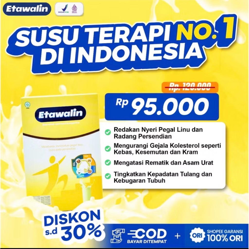 

Susu Etawalin || Susu Untuk Asam Urat || Original Distributor Resmi | 200 Gr