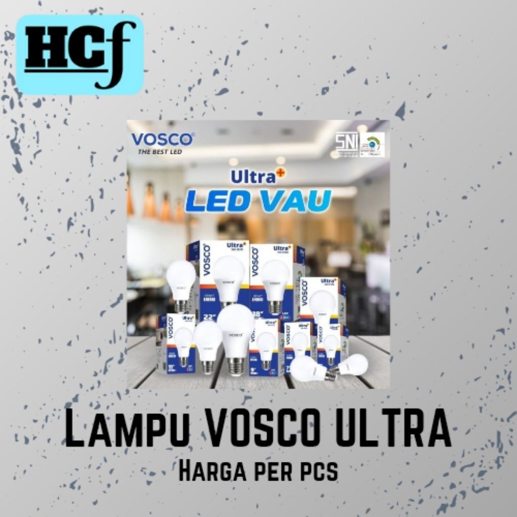 [HARGA PER PCS] LAMPU LED VOSCO TABUNG ULTRA 5w 10w 15w 20w 30w 40w
