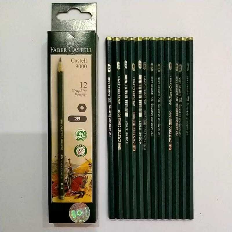 

PENSIL 2B FABER CASTELL ( 1 pack isi 12 pensil )