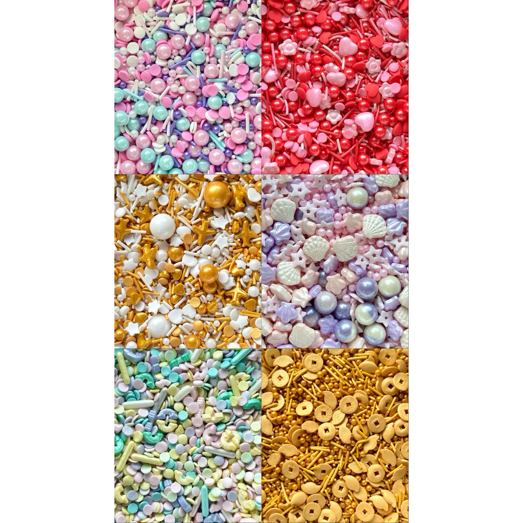 

mix sprinkle hiasan kue dekorasi kue cake topper sprinkle trimit permen dekorasi kue