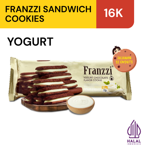 

Franzzi Chocolate Yogurt Cookie 70gr - Franzzi Cookies Halal Viral