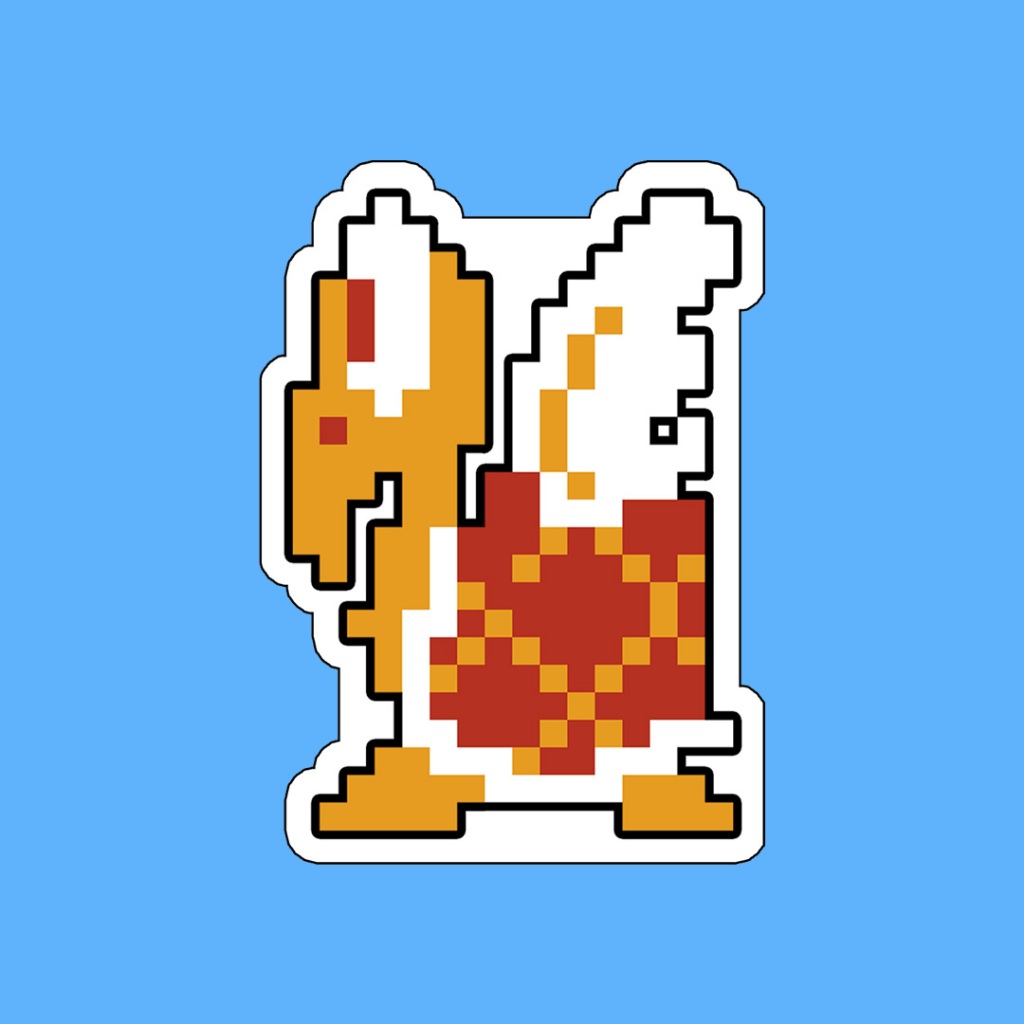 

Stiker Game Nintendo 8 Bit Mario Bros Koopa Kura Fly Red Waterproof Pixel Arcade Sega Gameboy