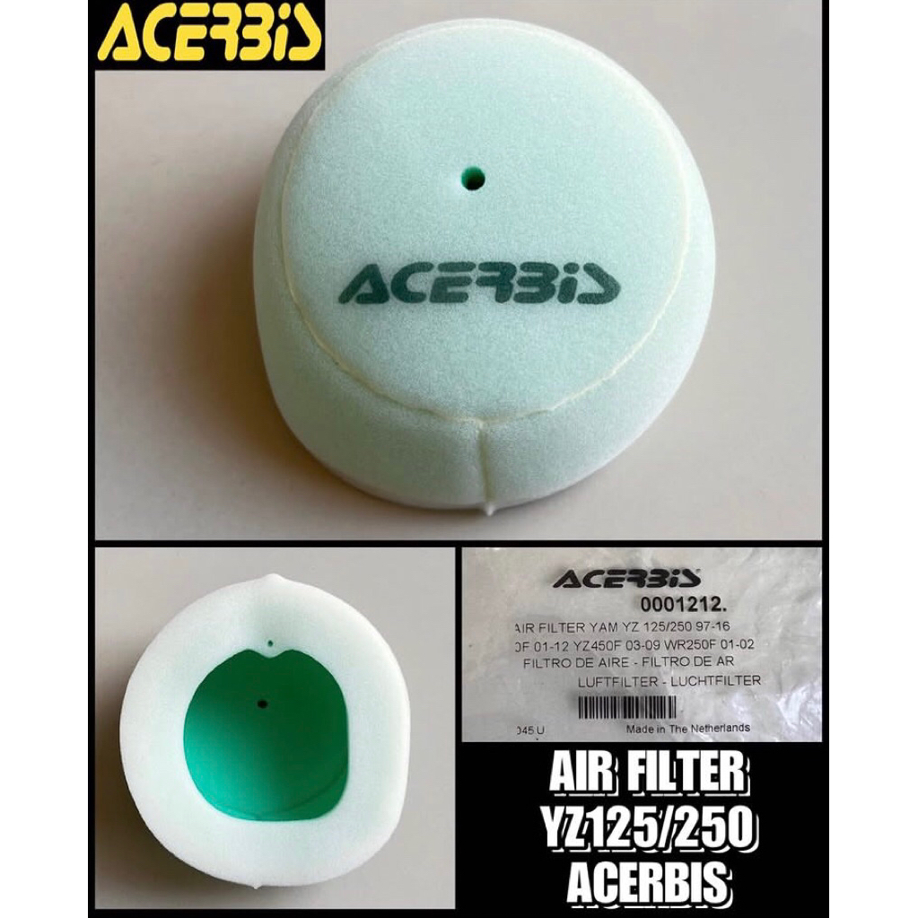 air filter yz125/250 acerbis