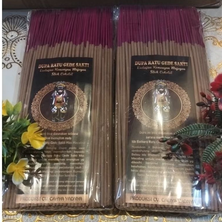 dupa Cahya ratu gede sakti majegau herbal emasan besar