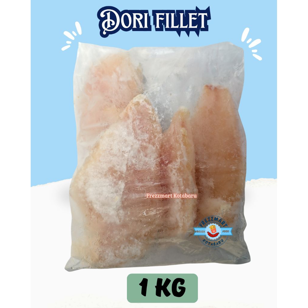 

Dori Fillet 1 KG Frozen Food Frezzmart Kotabaru