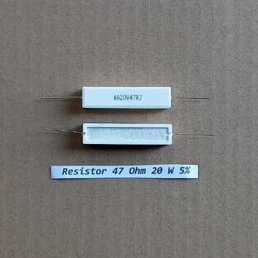 Resistor 47 Ohm 20 W