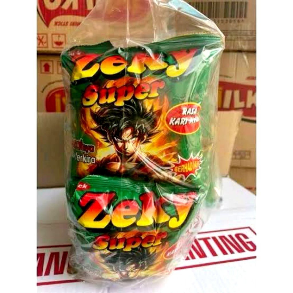 

Zeky Super Ciki Berhdiah Jika Beruntung 1 pak isi 10 pcs Snack Zeky 2000