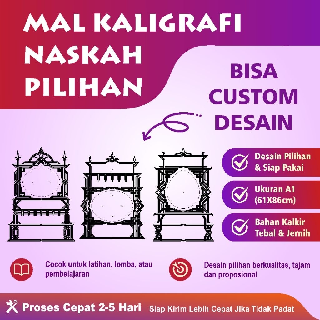 

Mal Desain Kaligrafi Naskah Pilihan