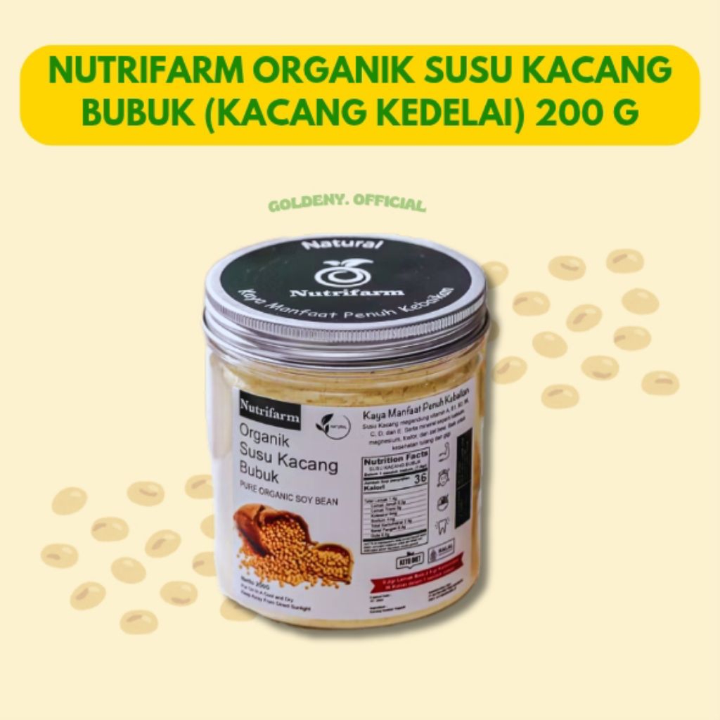 

NUTRIFARM SUSU KACANG BUBUK 200 G | SUDAH BPOM