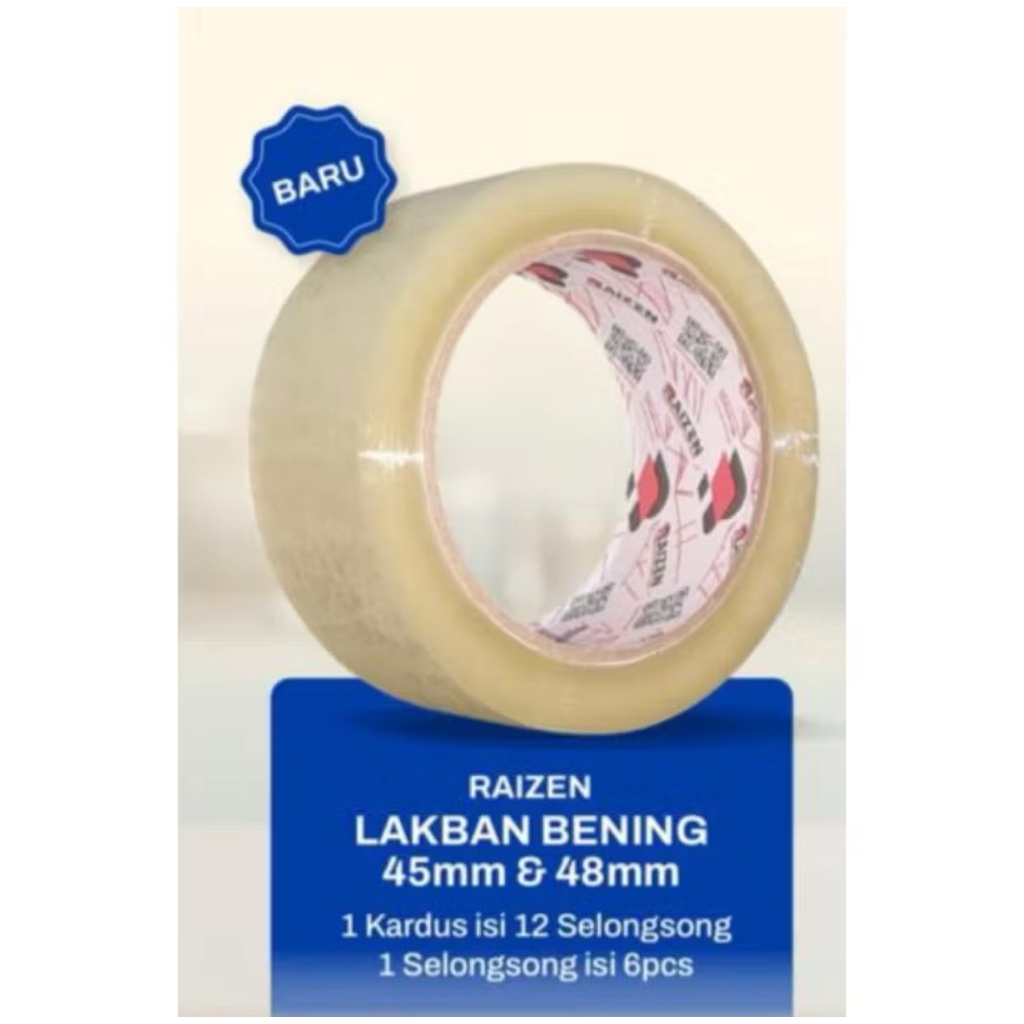 

lakban raizen 2inchi 48mm 90Y bening