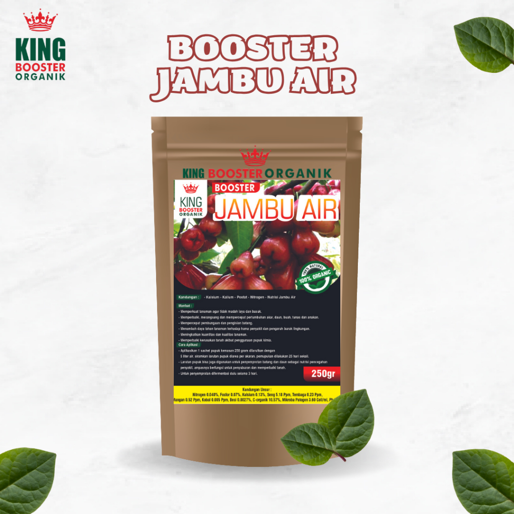 Pupuk Jambu Organik Perangsang dan Booster Buah Jambu Air,Kristal,Jamaika,Mente,Bol pupuk buah jambu