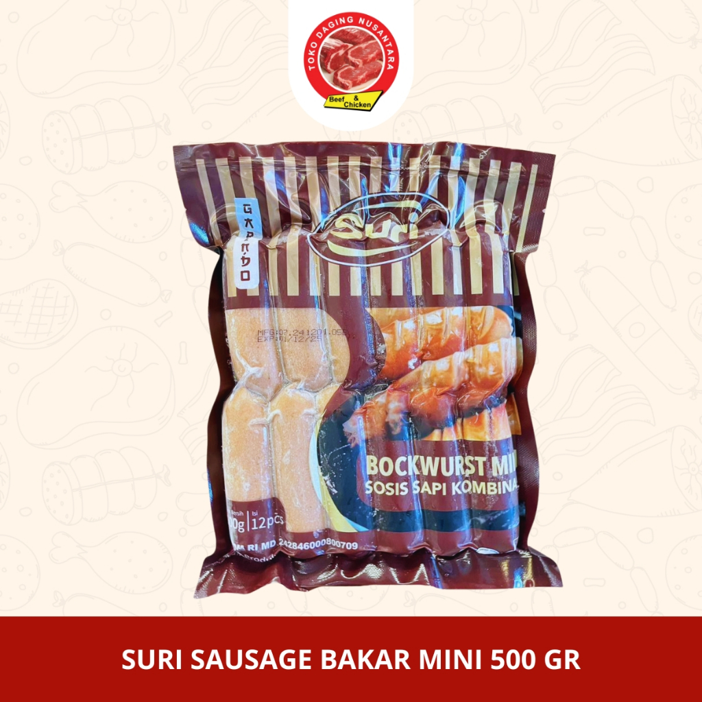 

Suri Sausage Bakar Mini 500 Gram