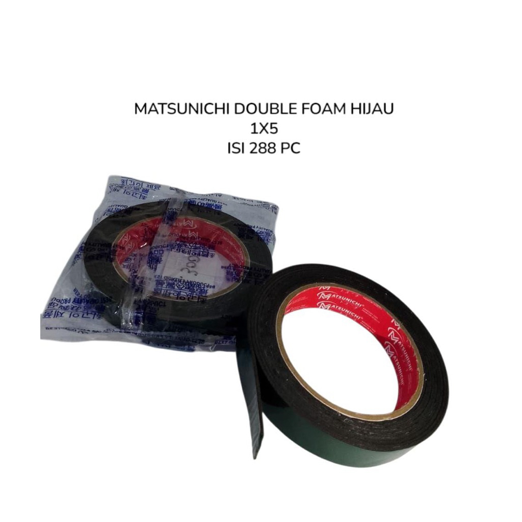 

matsunichi Double tape hijau / matsunichi Double foam hijau