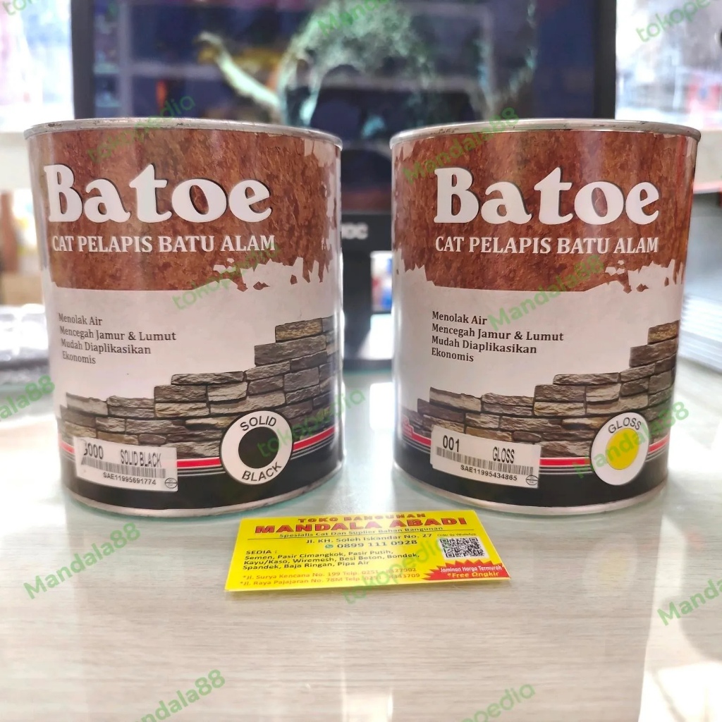 Premium Varnish Batu Alam Cat Batu Alam Vernis Batu Alam