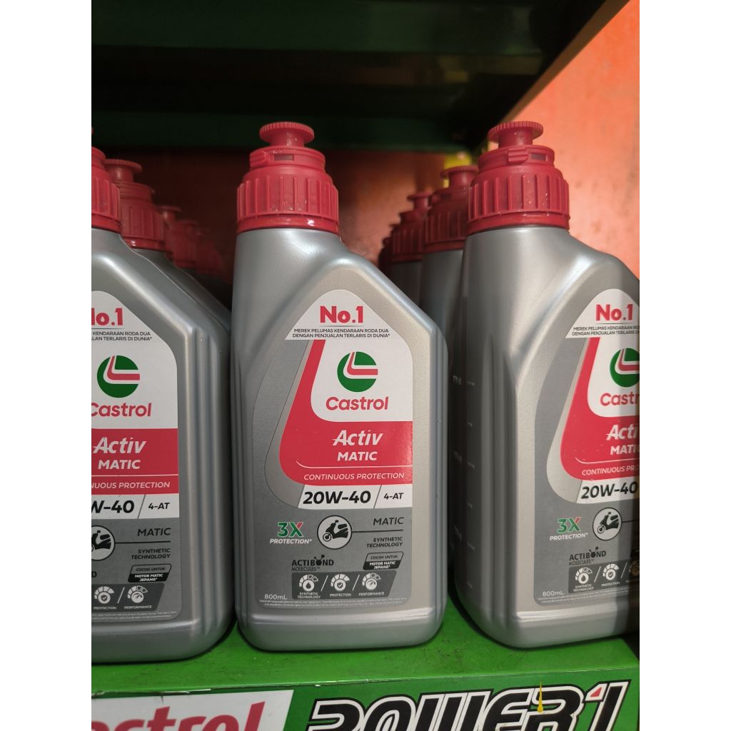oli Castrol active matic 20w-40 800ml original