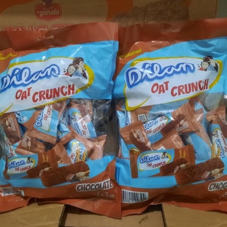

DILAN OAT CRUNCY CHOCOLATE ISI 25 PCS @10g (HADIAH AGUSTUSAN)