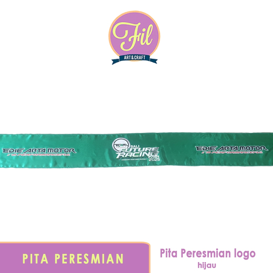 

Pita Peresmian / Pita Logo / Gunting Pita / Grand Opening / Pita Satin Hijau