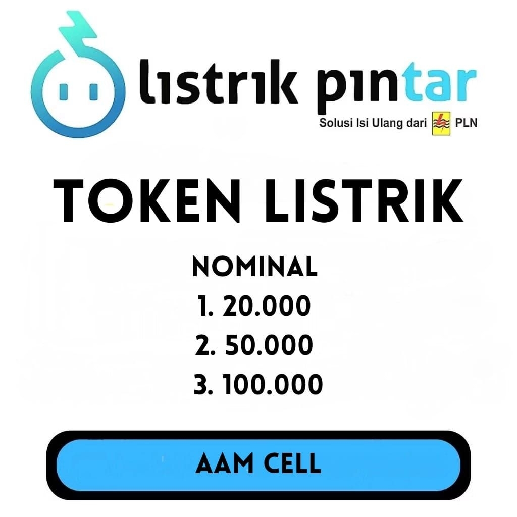 Token Listrik Murah 20 Ribu - 100 Ribu Proses Cepat Terpercaya