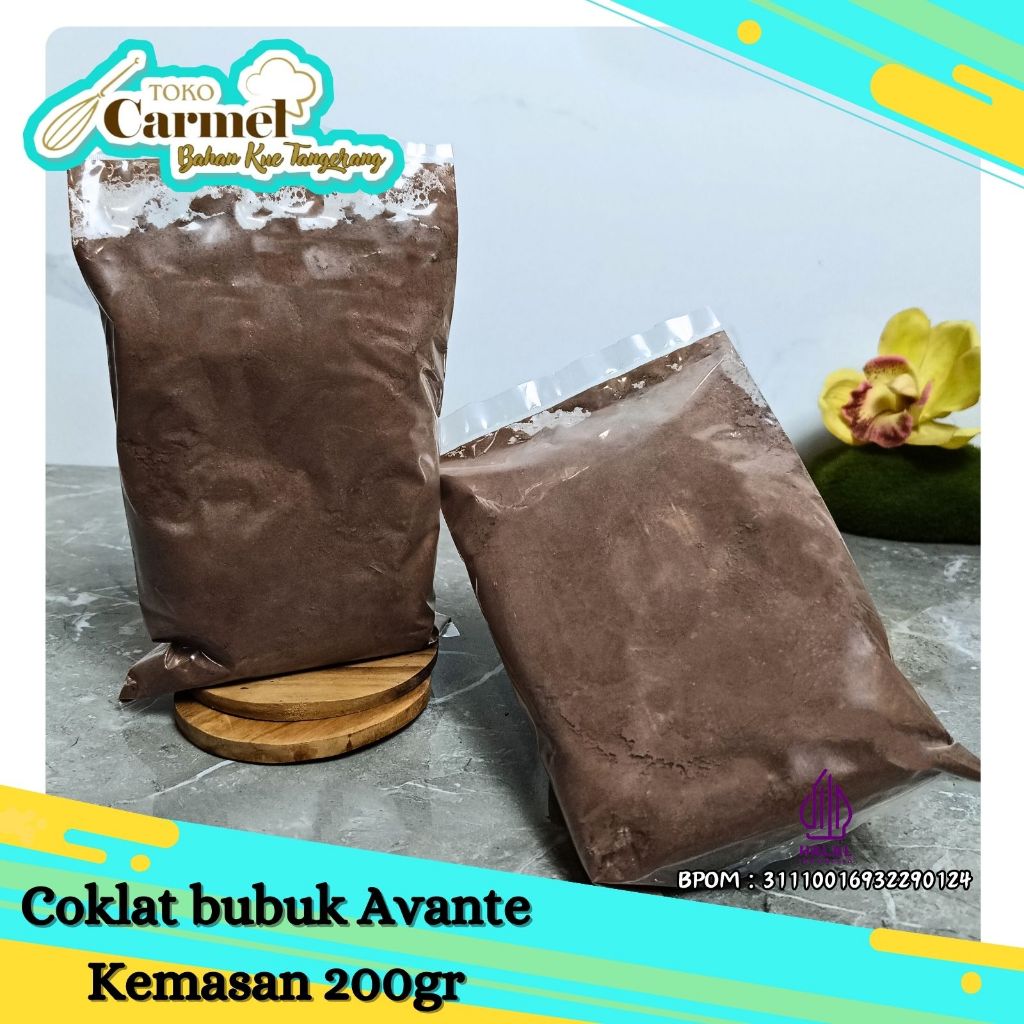 

AVANTE Coklat Bubuk 200gr - Cokelat Powder Queen Anna 22-24% (isi sama dengan bensdrop)