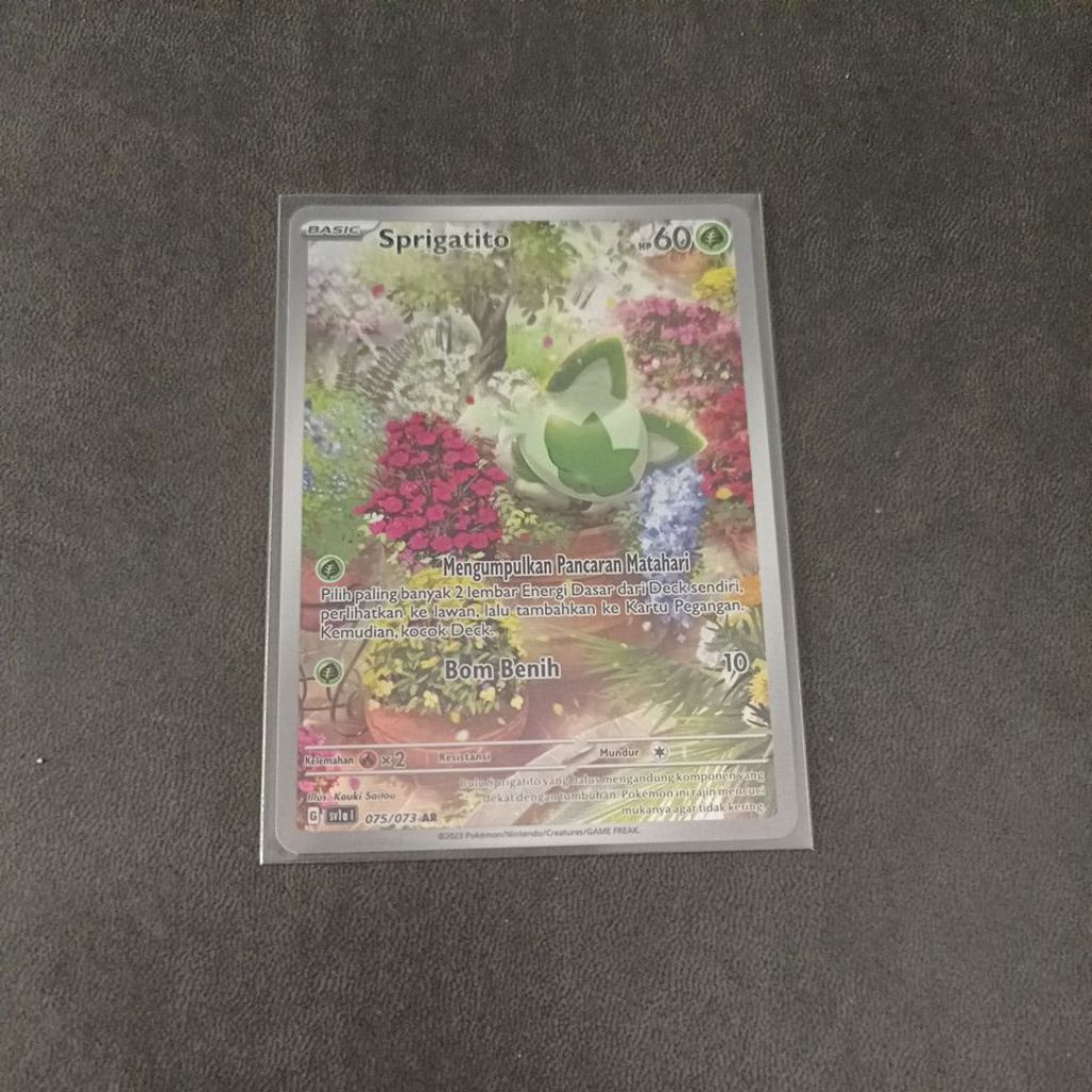 Kartu Pokemon Indonesia - Sprigatito AR