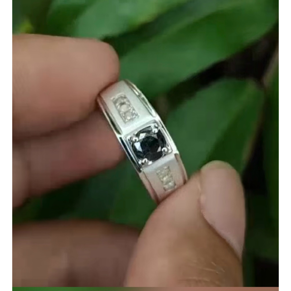cincin fashion pria berlian eropa perak