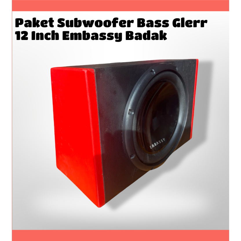 Paket Box Subwoofer 309D 12 Inch Double Coil