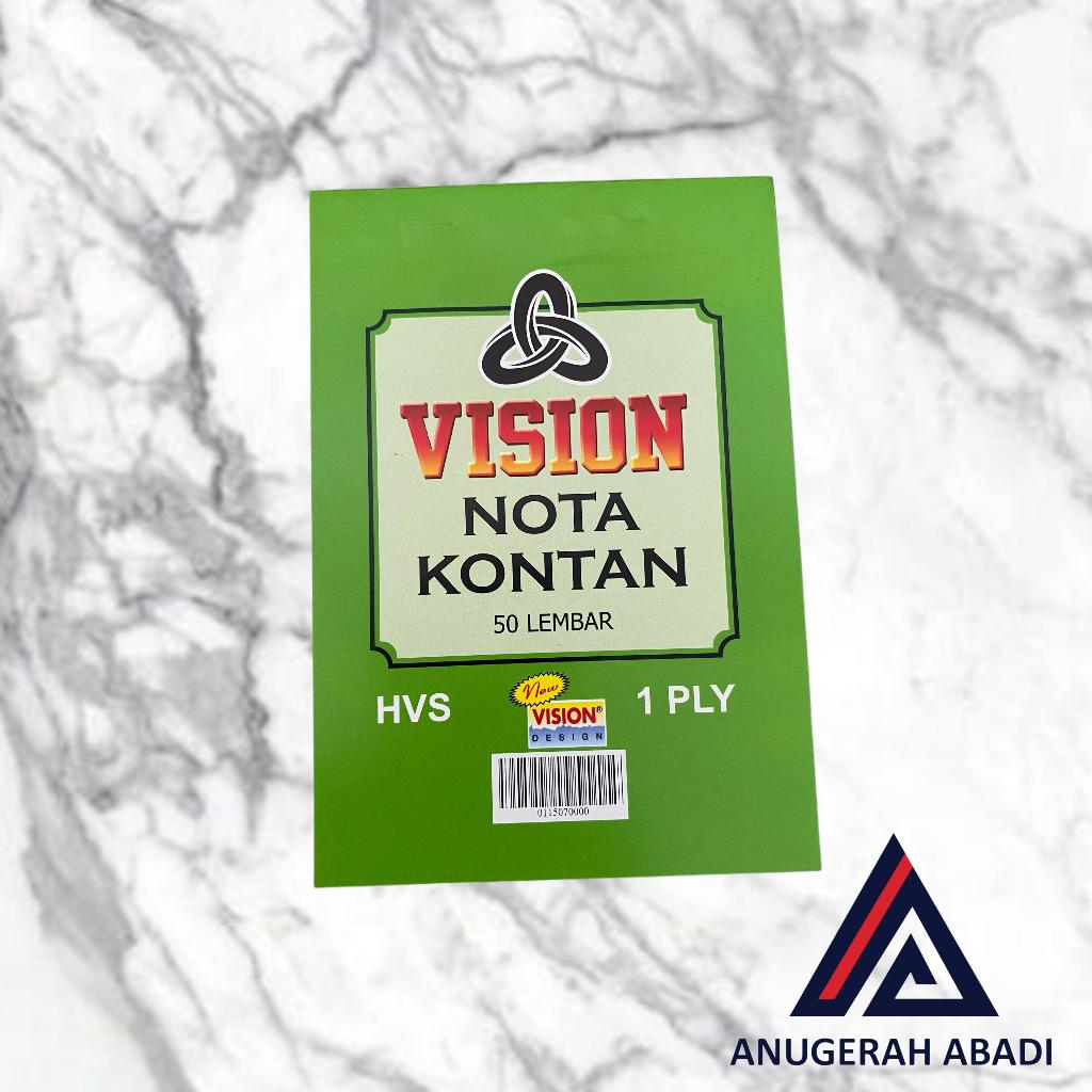 

Vision Buku Nota Kontan 50 Lembar