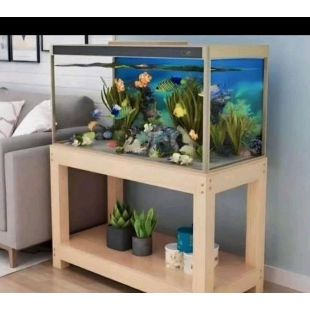 Meja akuarium/meja tv kecil