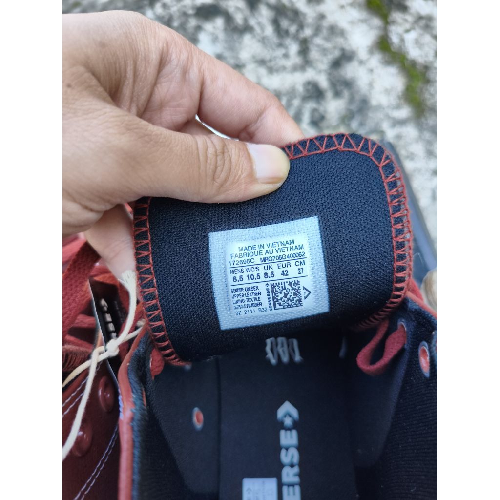 Converse dark egret terracotta