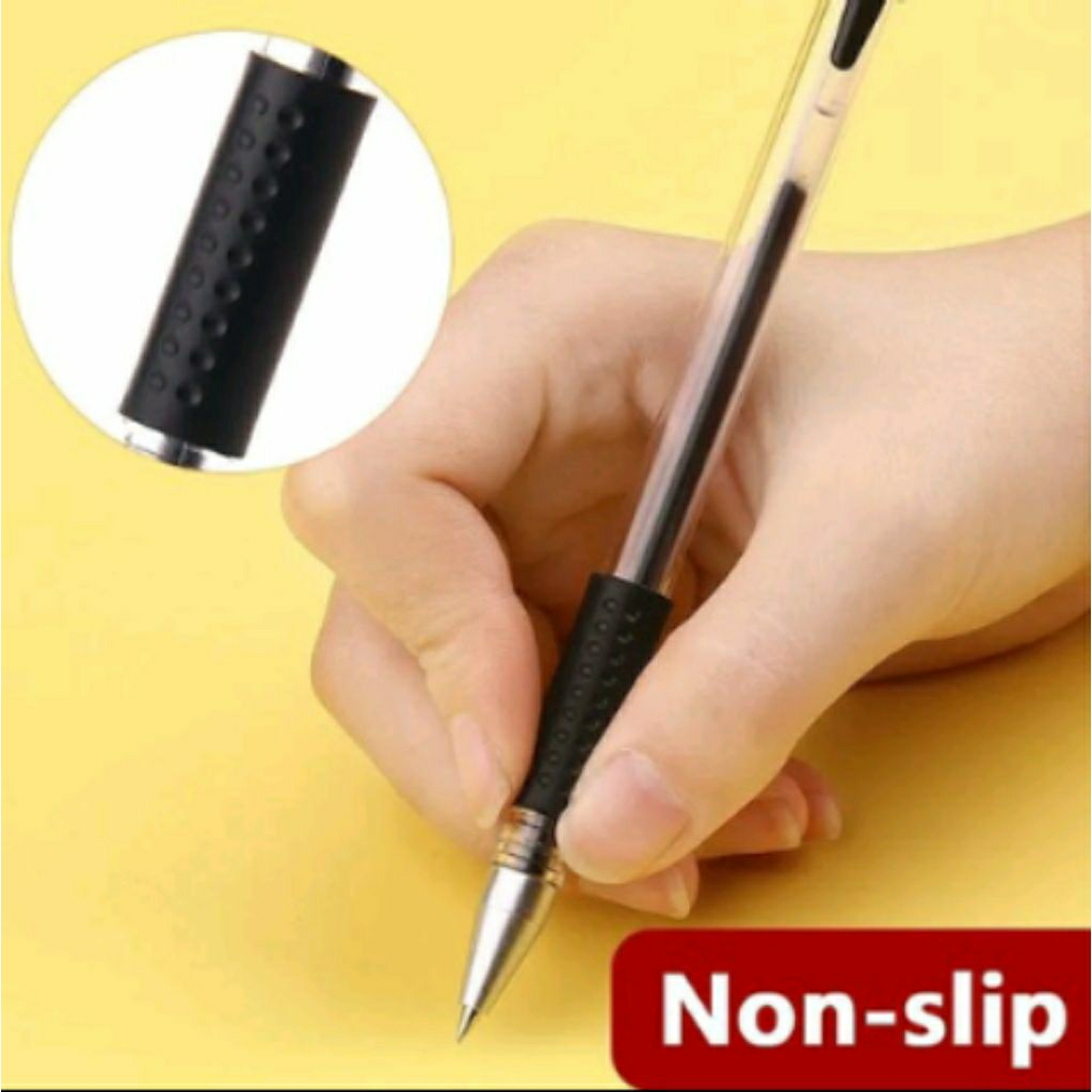 

Paket Pena Gel Hitam Non-slip 12 PCS Nyaman untuk Sekolah atau kantor