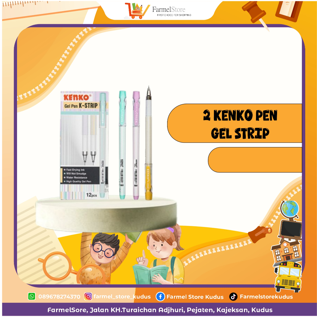 

Kenko Pen Gel Strip 0.5mm