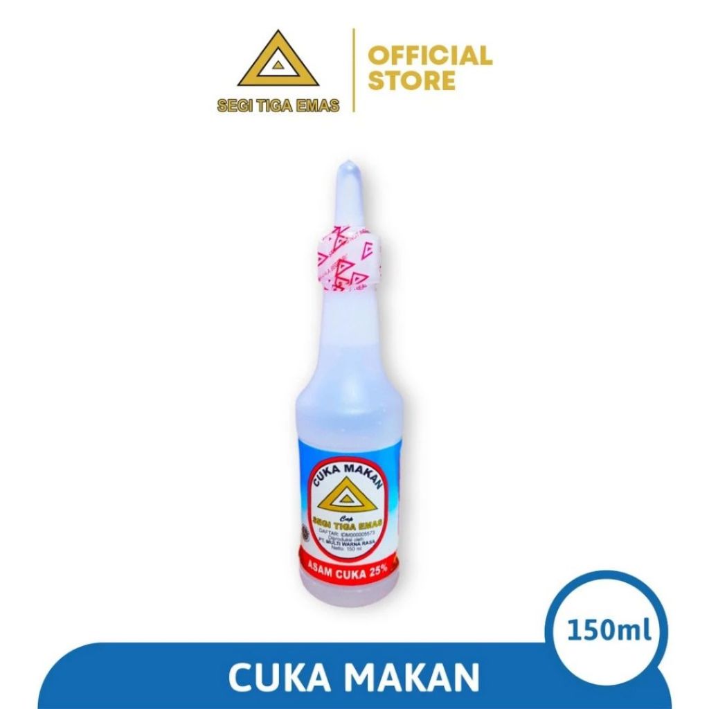 

Cuka Makan Segi Tiga Emas 150ml / Cuka Makan Segitiga Emas