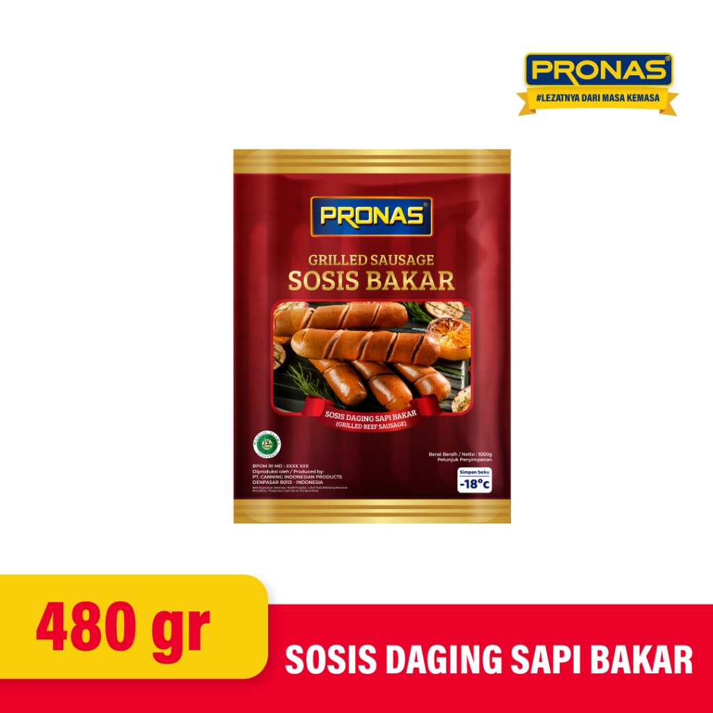 

PRONAS Sosis Bakar Sapi 480 gr
