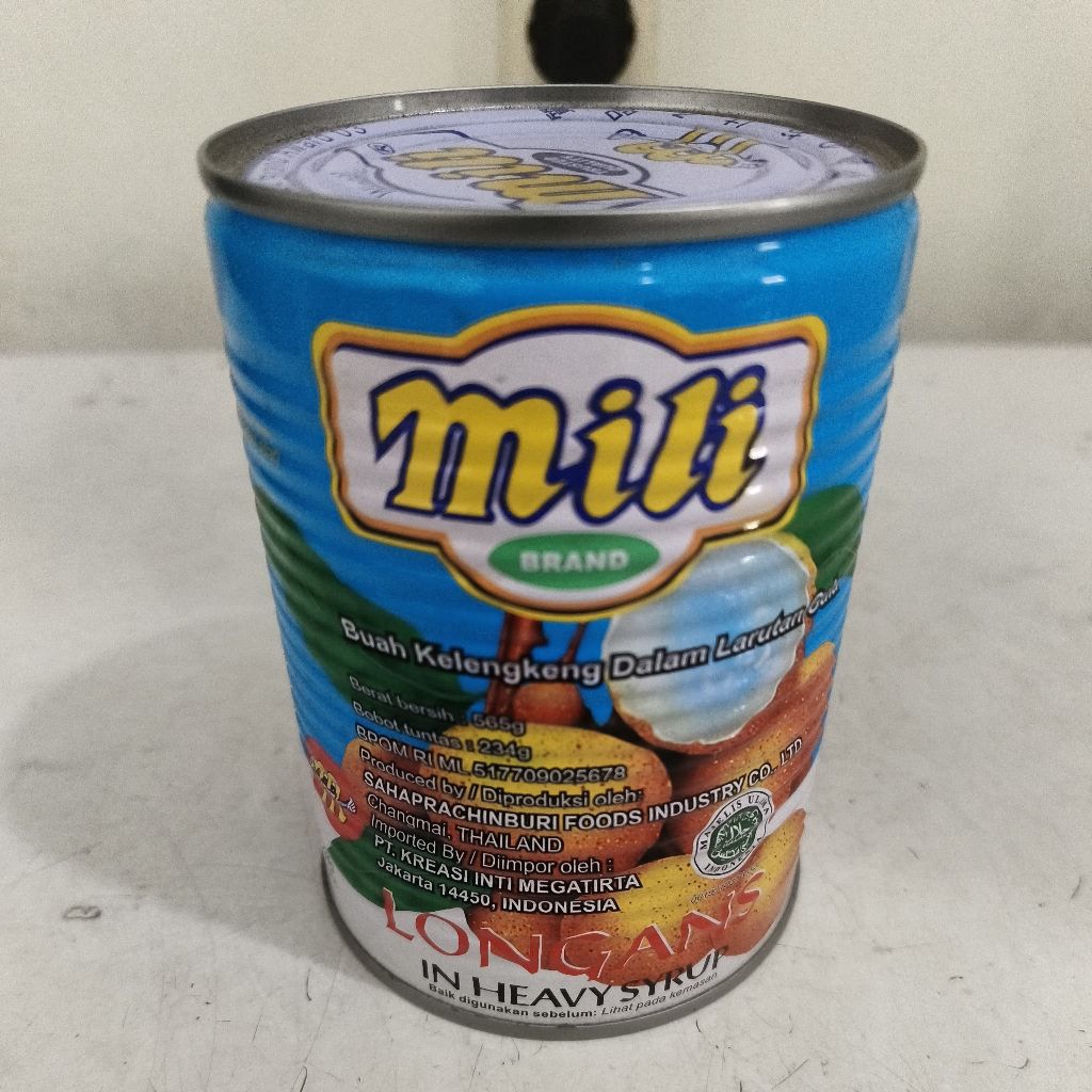 

Buah Kelengkeng Dalam Larutan Gula / Longan Kaleng Mili 565gr
