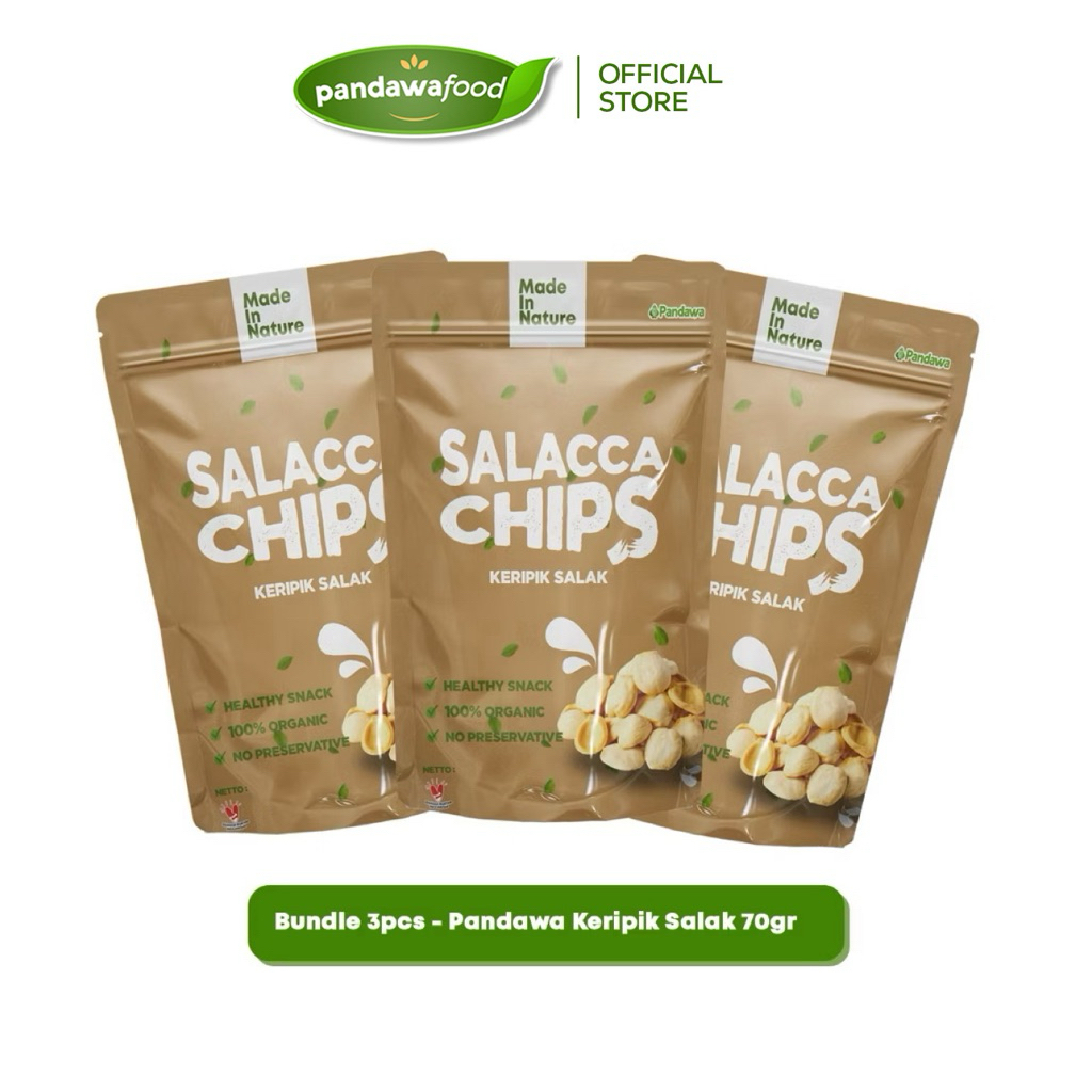 

Bundle 3pcs Keripik Buah Salak 70gr / Oleh-Oleh Khas Kota Batu Malang