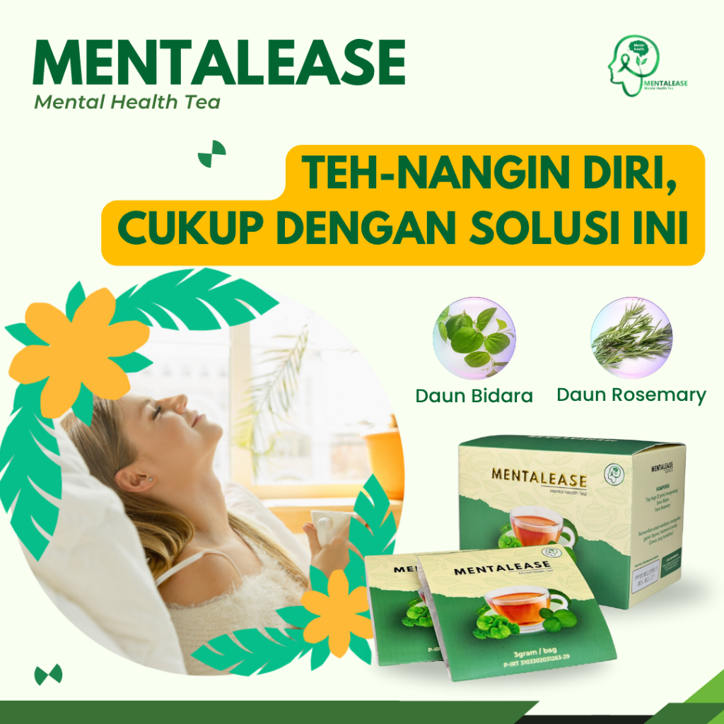 

Solusi Tenangkan Pikiran dan Kecemasan Paling Ampuh - Mentalease - Teh Herbal Rileks dan Anti Cemas