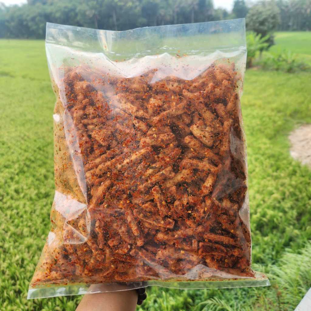 

BASRENG PEDAS DAUN JERUK VIRAL 1KG BUMBU MELIMPAH EXSTRA PEDAS DAUN JERUK ALAMI