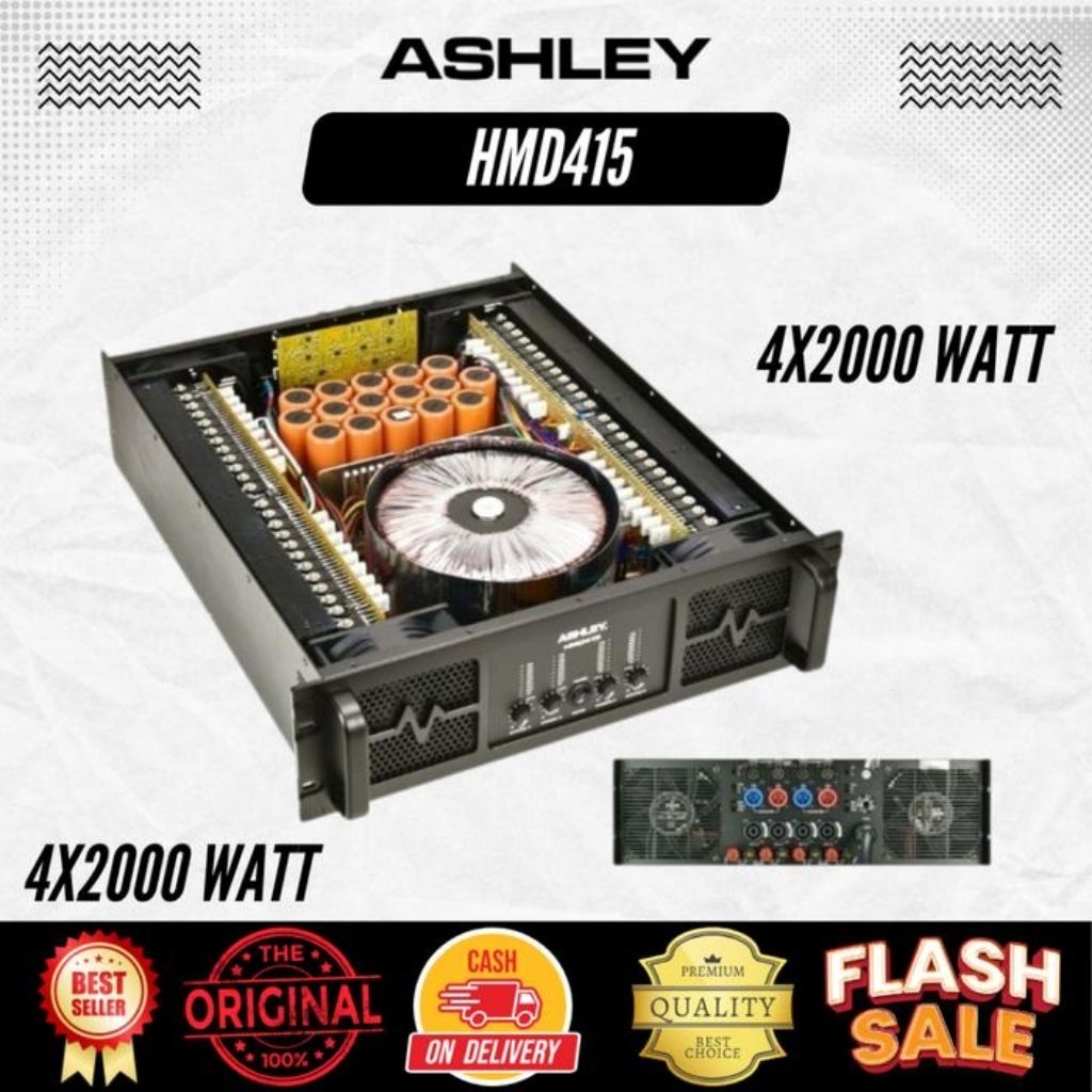 Power 4 Channel ASHLEY HMD-415 | 4*2000 WATT