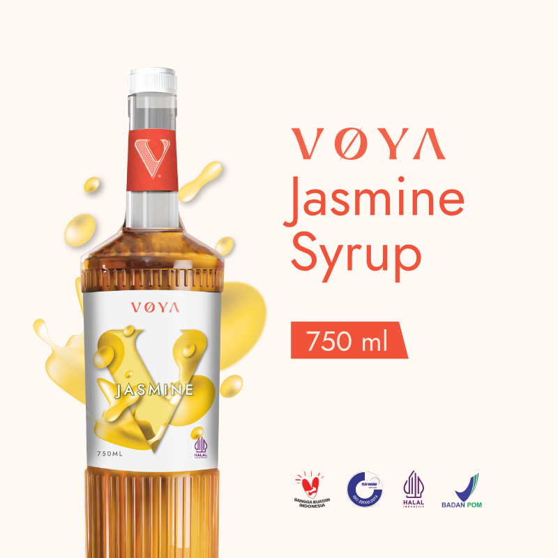 

VOYA Premium Jasmine Syrup 750 ML (Sirup Premium Rasa Melati)