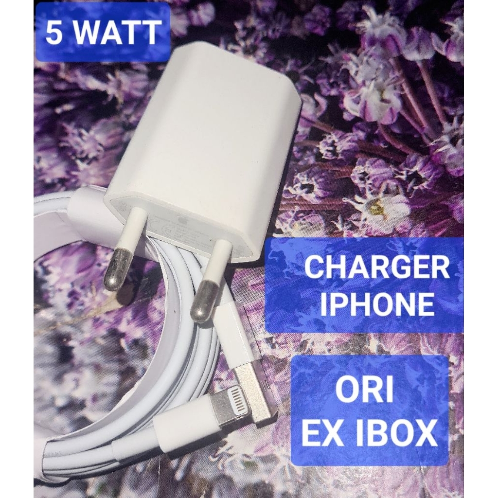 CARGER IPHONE 5 WATT ORI COPOTAN EX IBOX 100 %